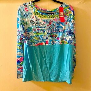 Brand New Lilly Pulitzer Nantucket long sleeve shirt